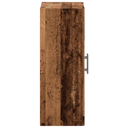 vidaXL Wall Mounted Cabinet Old Wood 69.5x34x90 cm Engineered Wood