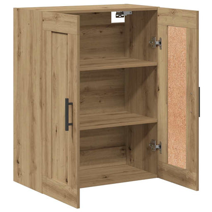vidaXL Wall Mounted Cabinet Artisian Oak 69.5x34x90 cm Engineered Wood