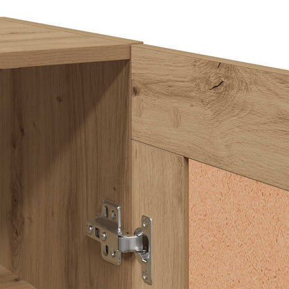 vidaXL Wall Mounted Cabinet Artisian Oak 69.5x34x90 cm Engineered Wood