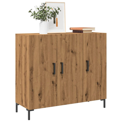 vidaXL Sideboard Artisian Oak 90x34x80 cm Engineered Wood