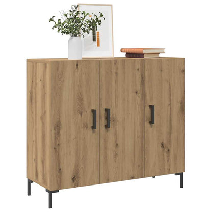 vidaXL Sideboard Artisian Oak 90x34x80 cm Engineered Wood