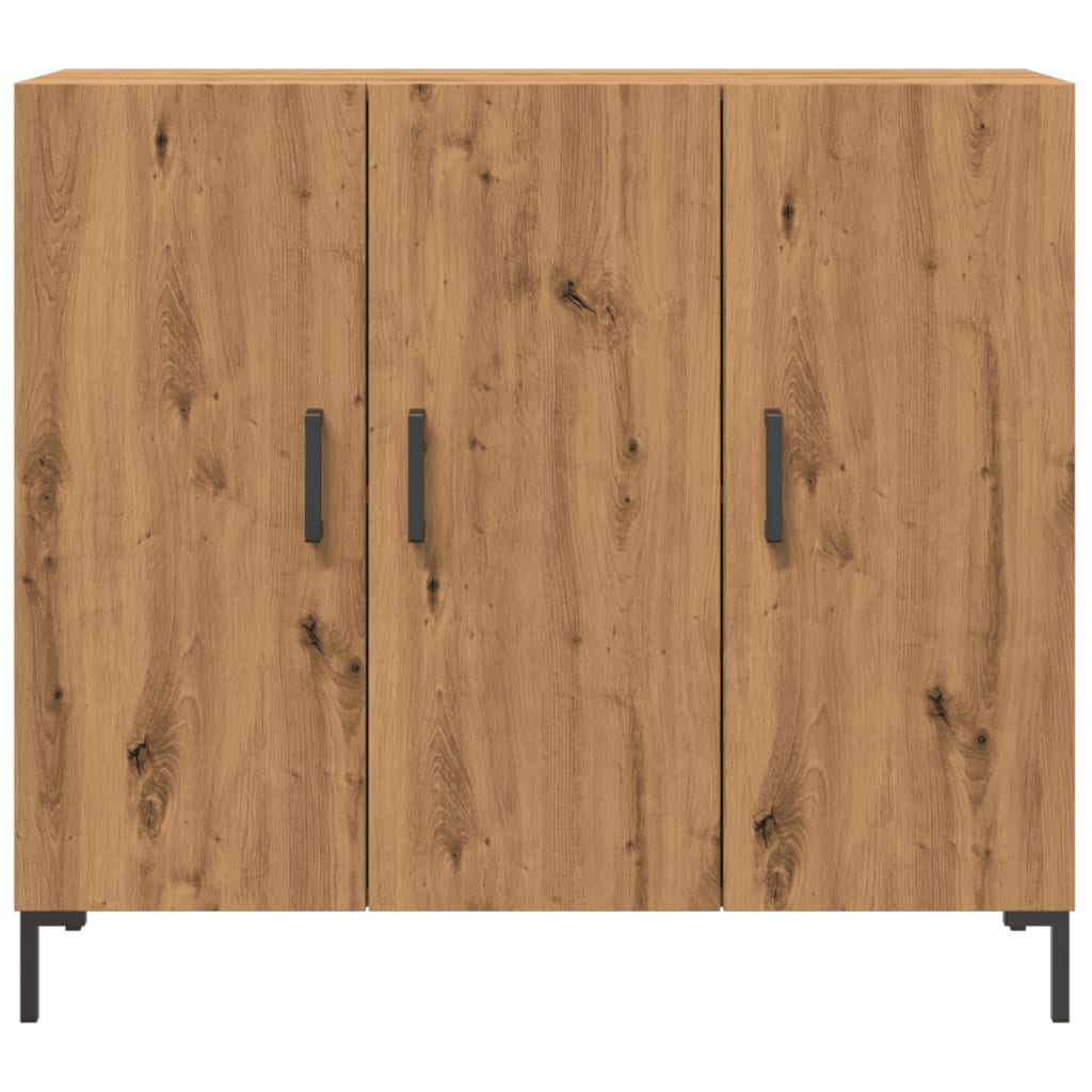 vidaXL Sideboard Artisian Oak 90x34x80 cm Engineered Wood
