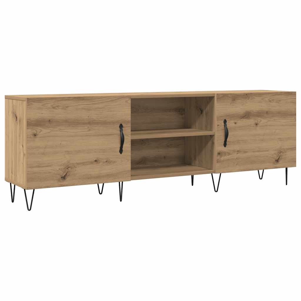 vidaXL TV Cabinet Artisan Oak 150x30x50 cm Engineered Wood