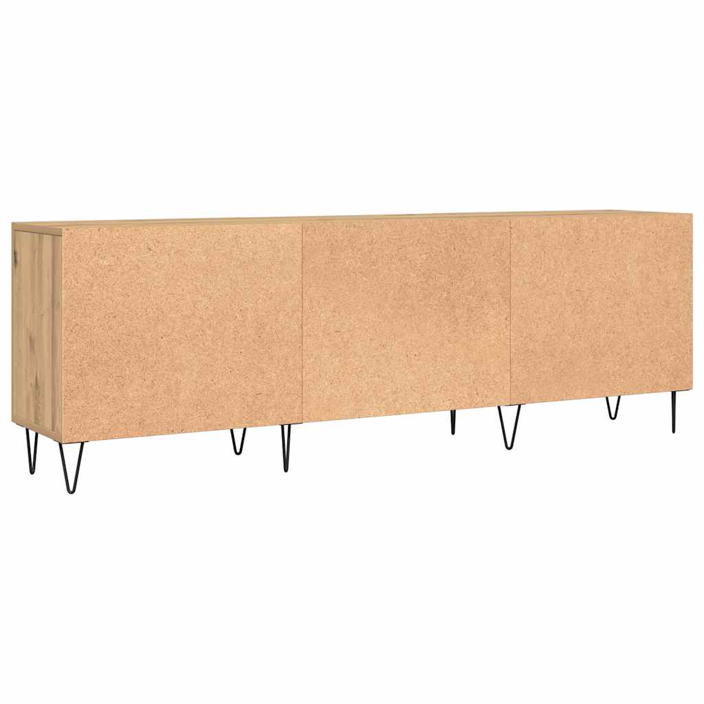 vidaXL TV Cabinet Artisan Oak 150x30x50 cm Engineered Wood