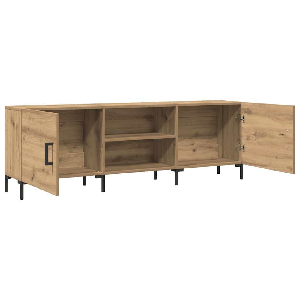 vidaXL TV Cabinet Artisan Oak 150x30x50 cm Engineered Wood