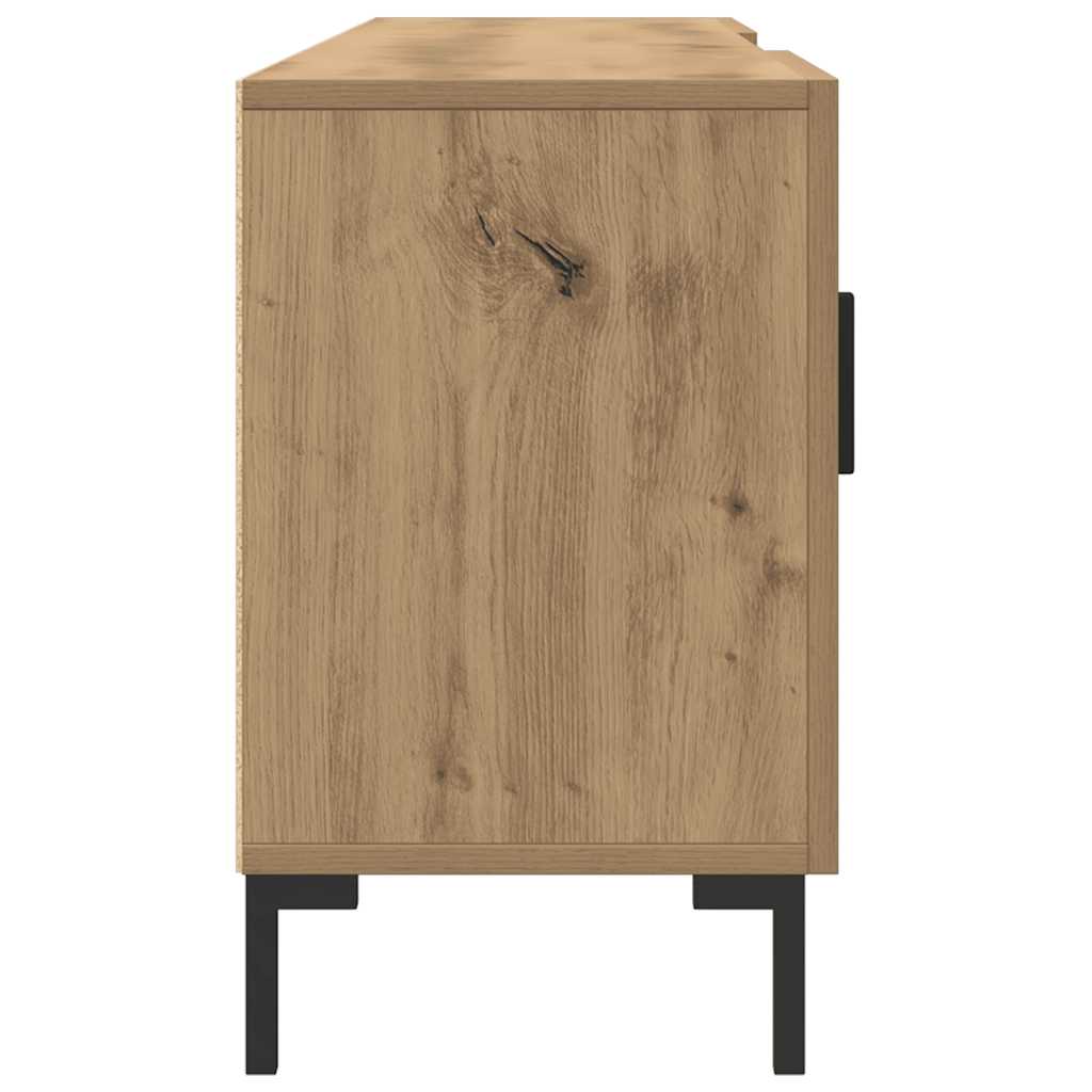 vidaXL TV Cabinet Artisan Oak 150x30x50 cm Engineered Wood