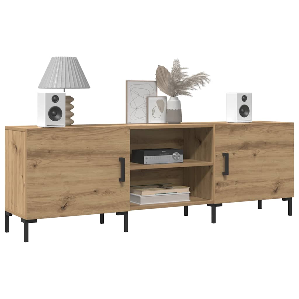 vidaXL TV Cabinet Artisan Oak 150x30x50 cm Engineered Wood