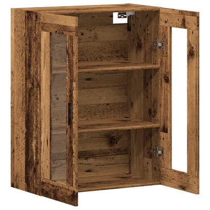 vidaXL Wall Mounted Cabinet Old Wood 69.5x34x90 cm