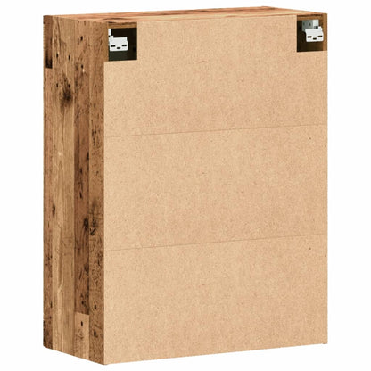 vidaXL Wall Mounted Cabinet Old Wood 69.5x34x90 cm