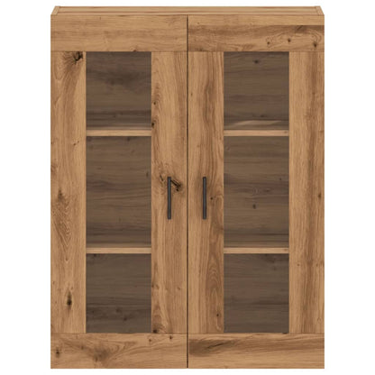 vidaXL Wall Mounted Cabinet Artisan Oak 69.5x34x90 cm