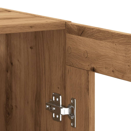 vidaXL Wall Mounted Cabinet Artisan Oak 69.5x34x90 cm