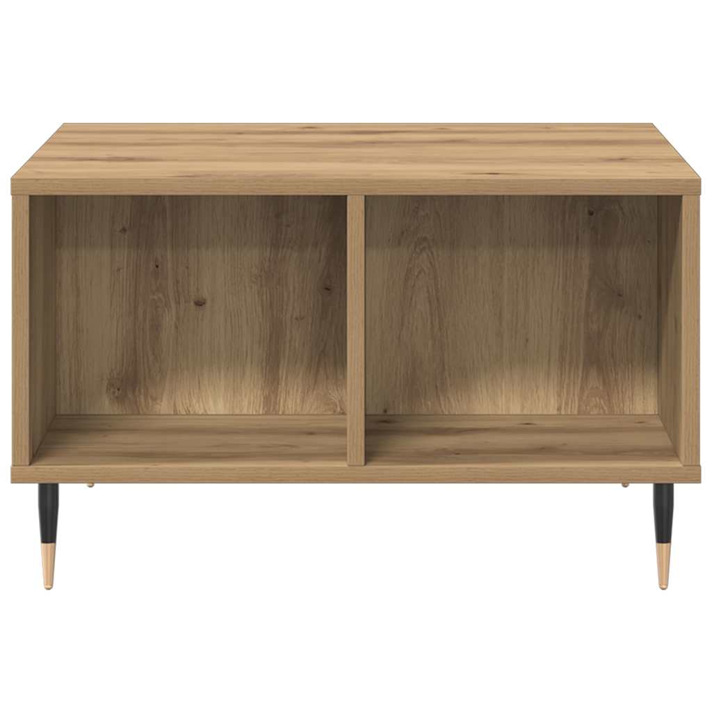 vidaXL Coffee Table Artisan Oak 60x50x36.5 cm Engineered Wood
