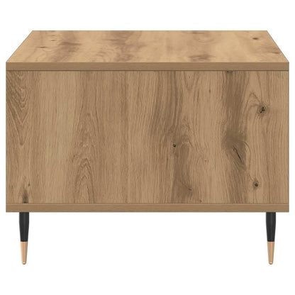 vidaXL Coffee Table Artisan Oak 60x50x36.5 cm Engineered Wood