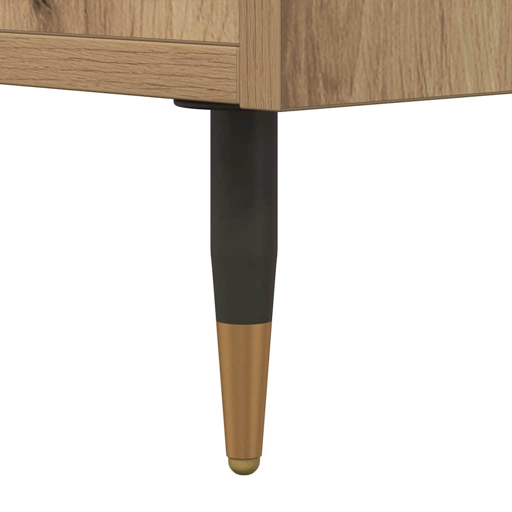 vidaXL Coffee Table Artisan Oak 60x50x36.5 cm Engineered Wood