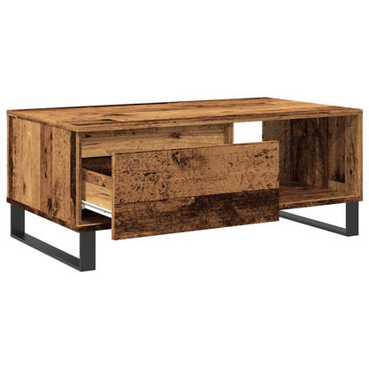 vidaXL Coffee Table Old Wood 90x50x36.5 cm Engineered Wood
