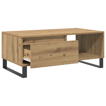 vidaXL Coffee Table Artisan Oak 90x50x36.5 cm Engineered Wood