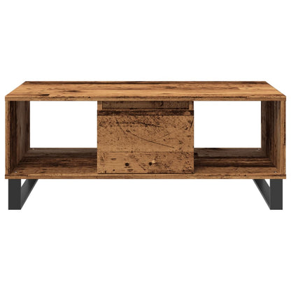 vidaXL Coffee Table Old Wood 90x50x36.5 cm Engineered Wood