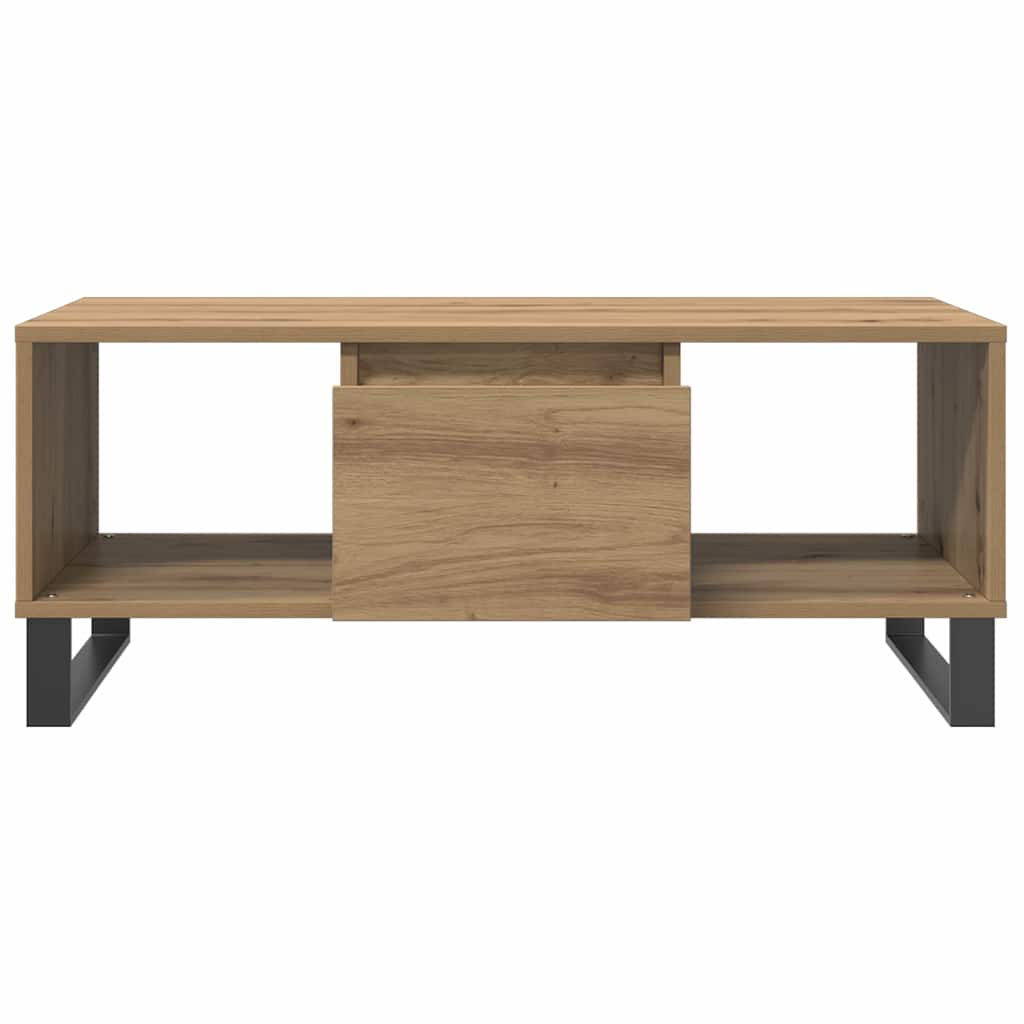 vidaXL Coffee Table Artisan Oak 90x50x36,5 cm Engineered Wood