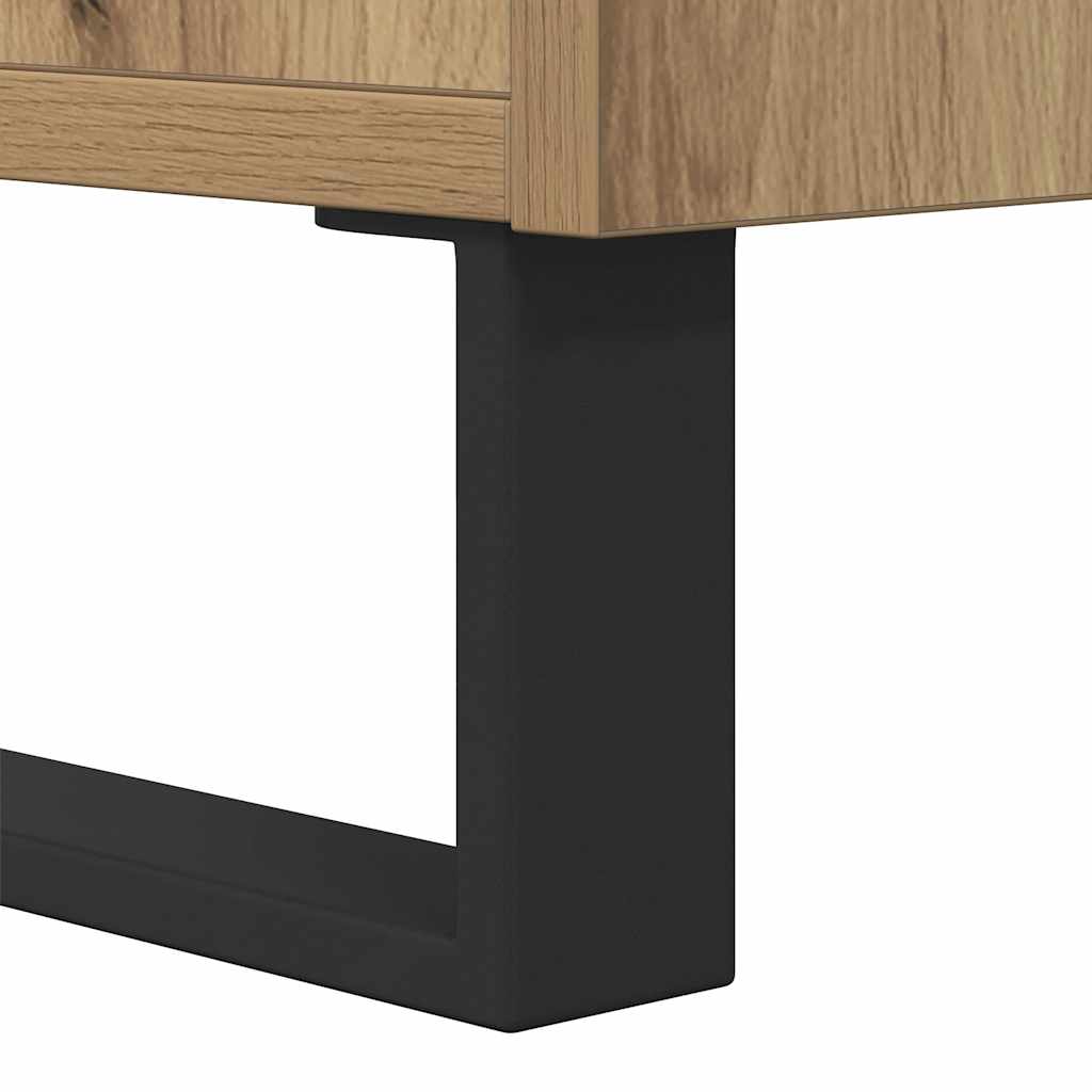 vidaXL Coffee Table Artisan Oak 90x50x36.5 cm Engineered Wood