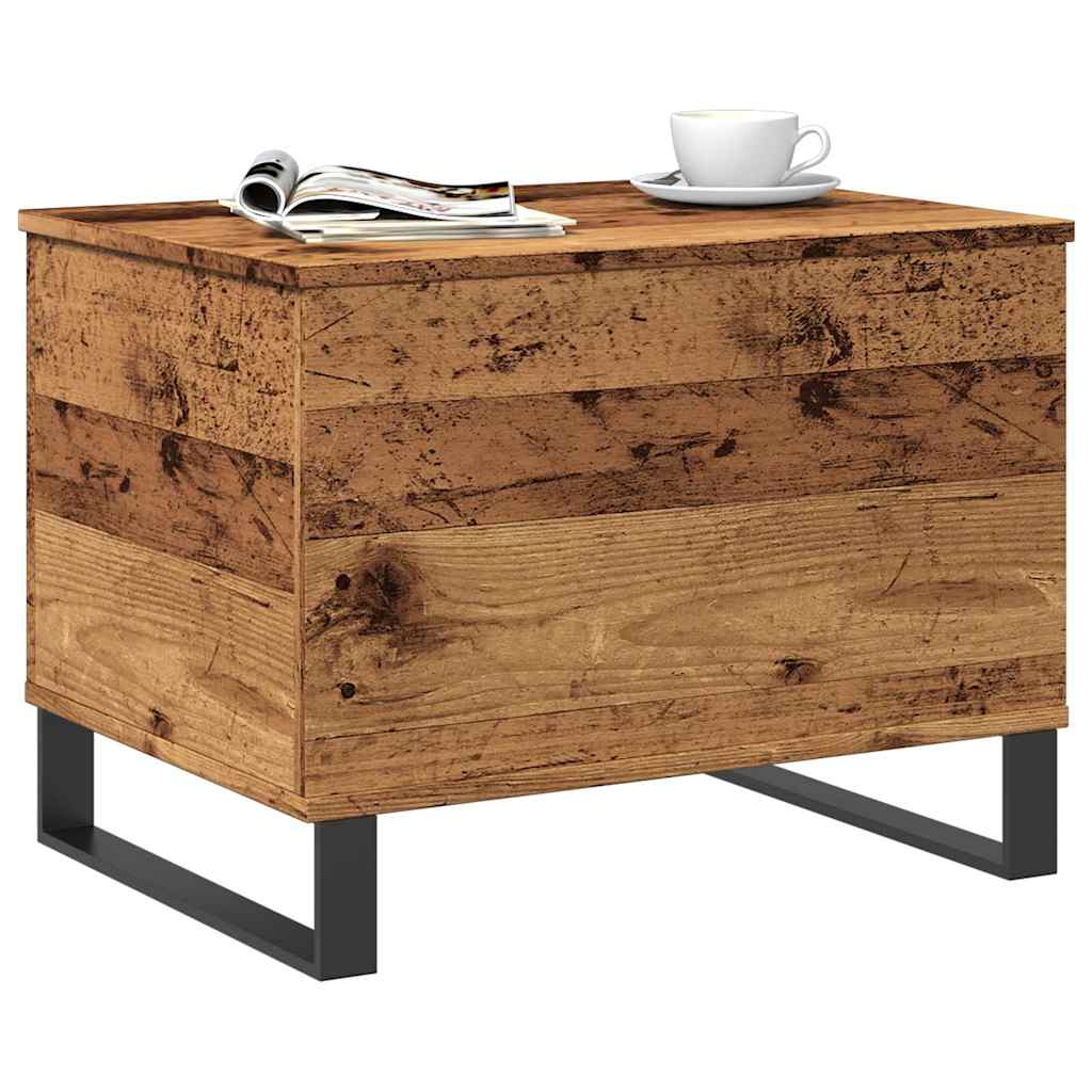 vidaXL Coffee Table Old Wood 60x44.5x45 cm Engineered Wood