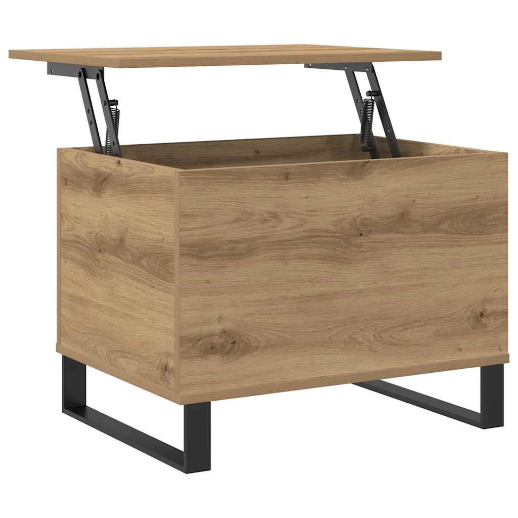 vidaXL Coffee Table Artisan Oak 60x44.5x45 cm Engineered Wood