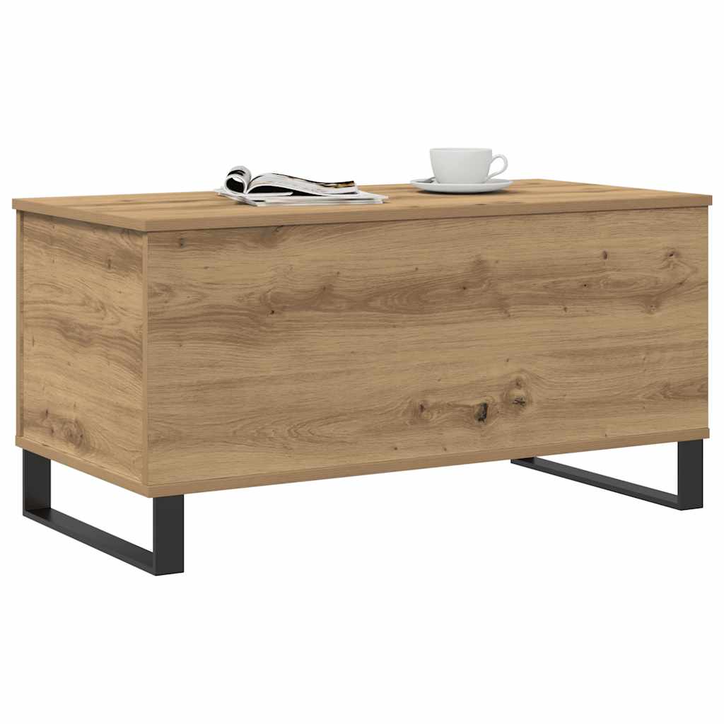 vidaXL Coffee Table Artisan Oak 90x44.5x45 cm Engineered Wood