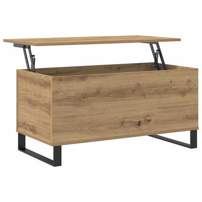 vidaXL Coffee Table Artisan Oak 90x44.5x45 cm Engineered Wood
