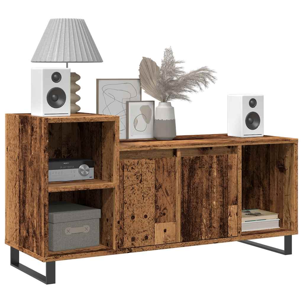vidaXL TV Cabinet Old Wood 100x35x55 cm Engineered Wood