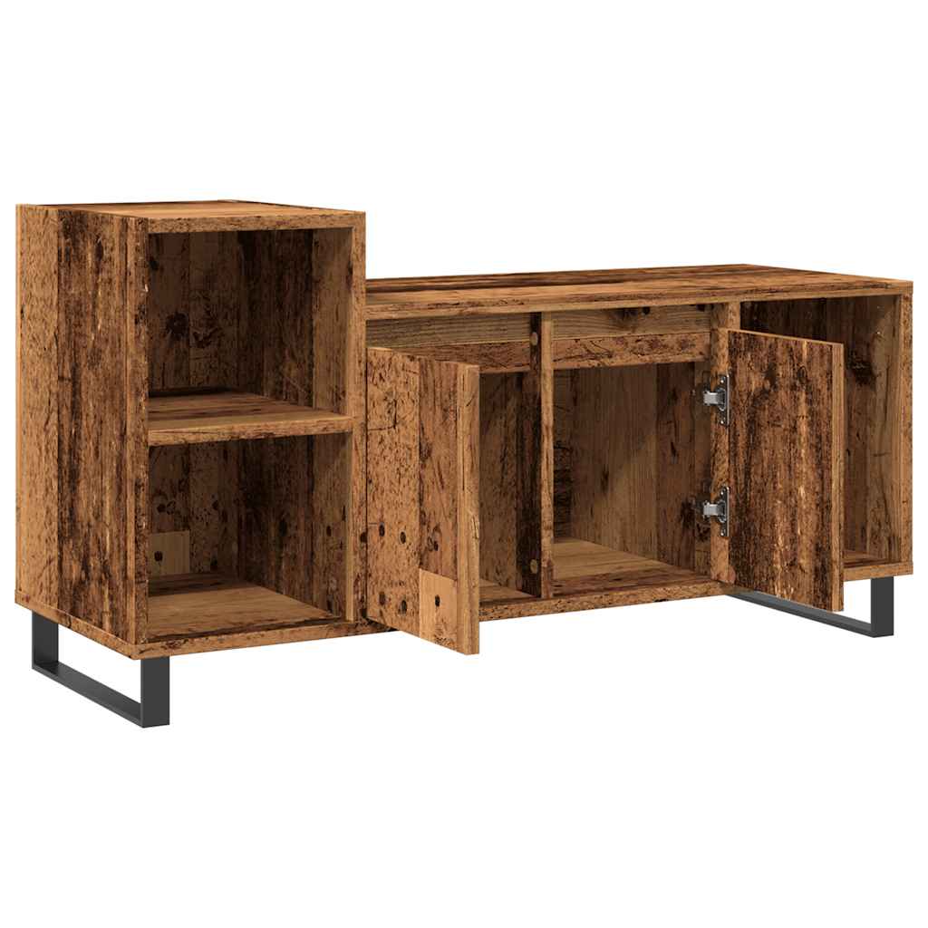 vidaXL TV Cabinet Old Wood 100x35x55 cm Engineered Wood