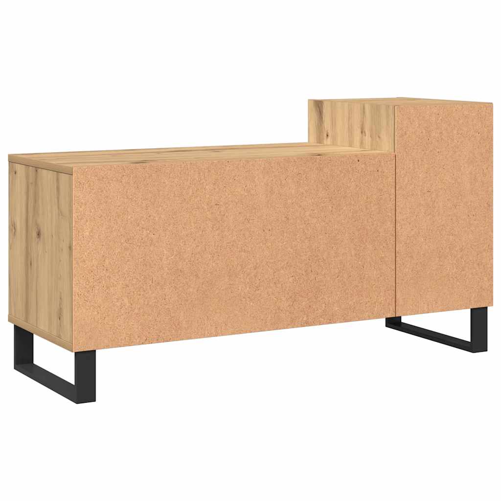 vidaXL TV Cabinet Artisan Oak 100x35x55 cm Engineered Wood