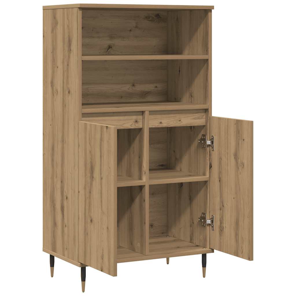 vidaXL Highboard Artisian Oak 60x36x110 cm Engineered Wood