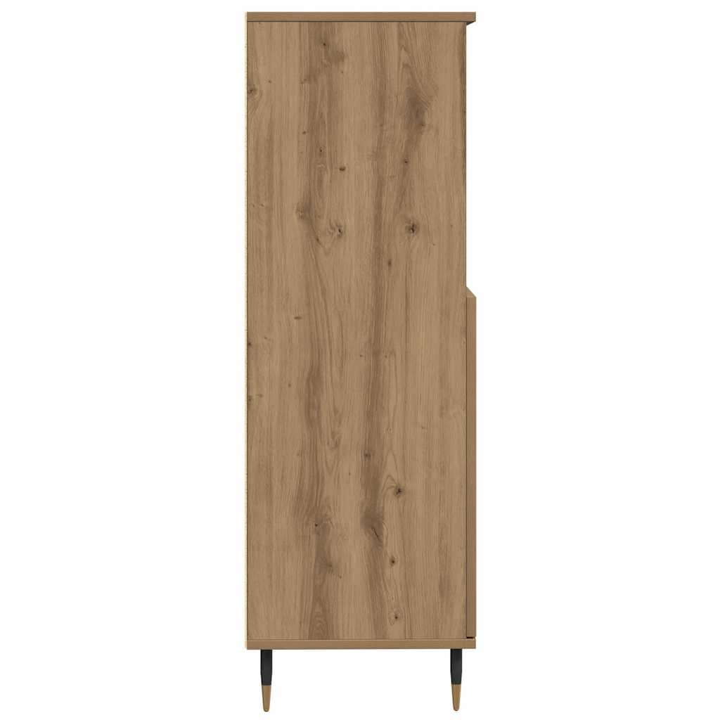vidaXL Highboard Artisian Oak 60x36x110 cm Engineered Wood