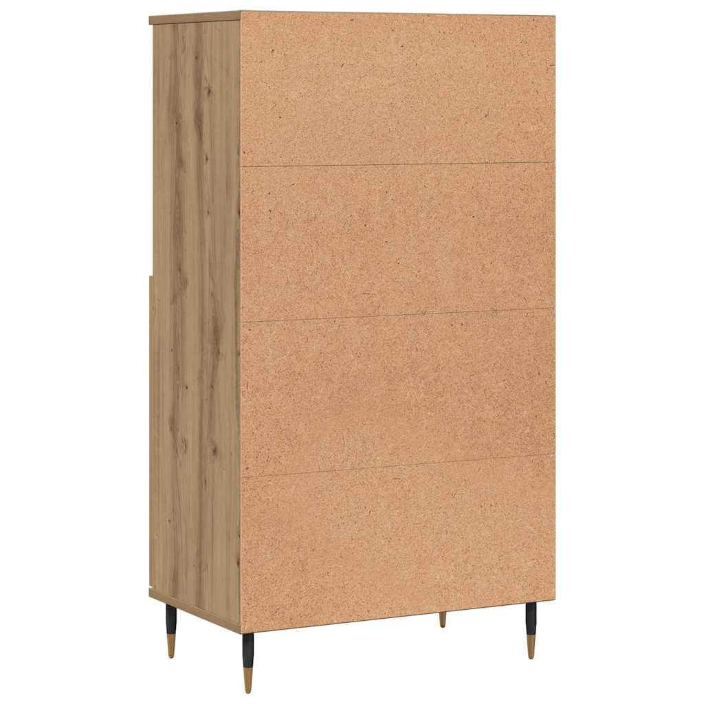 vidaXL Highboard Artisian Oak 60x36x110 cm Engineered Wood