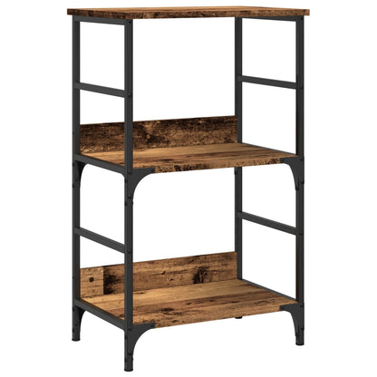 vidaXL Book Cabinet Old Wood 50x33x82 cm Engineered Wood