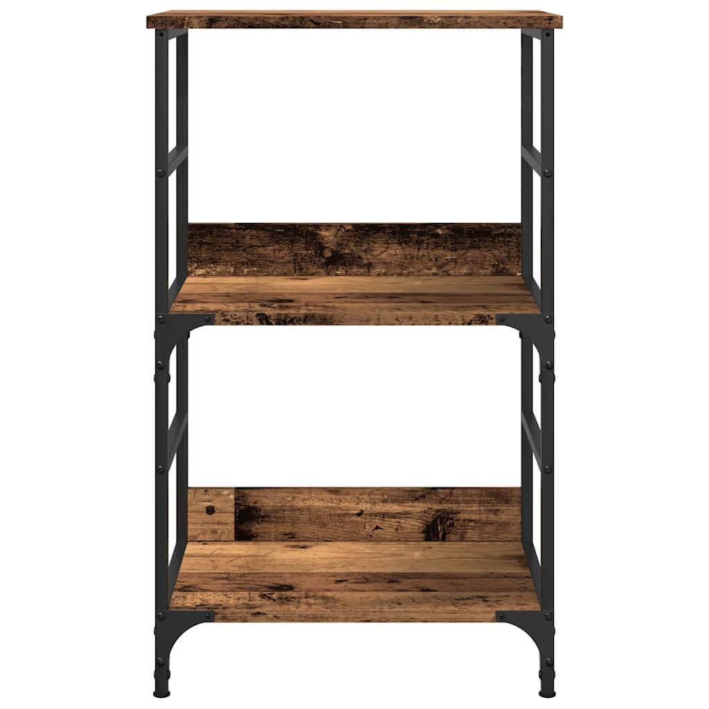 vidaXL Book Cabinet Old Wood 50x33x82 cm Engineered Wood