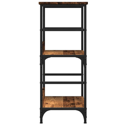 vidaXL Book Cabinet Old Wood 50x33x82 cm Engineered Wood