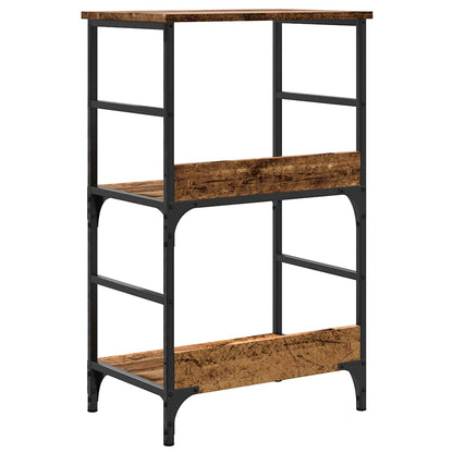 vidaXL Book Cabinet Old Wood 50x33x82 cm Engineered Wood