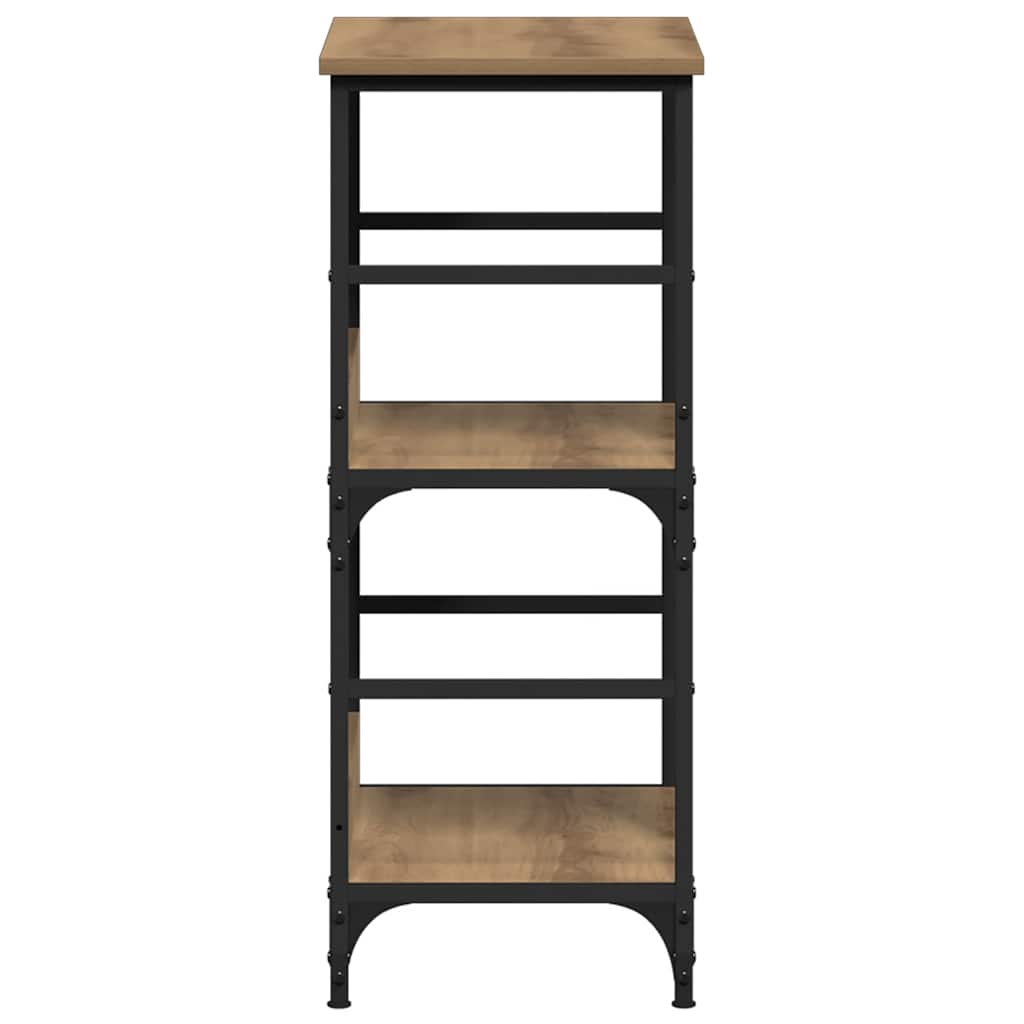 vidaXL Book Cabinet Artisan Oak 50x33x82 cm Engineered Wood