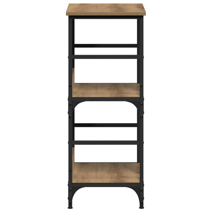 vidaXL Book Cabinet Artisan Oak 50x33x82 cm Engineered Wood