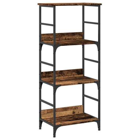 vidaXL Book Cabinet Old Wood 50x33x117.5 cm Engineered Wood