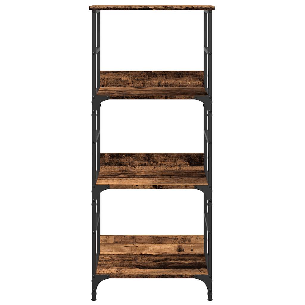 vidaXL Book Cabinet Old Wood 50x33x117.5 cm Engineered Wood