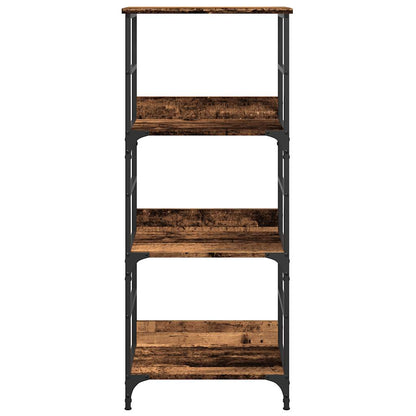 vidaXL Book Cabinet Old Wood 50x33x117.5 cm Engineered Wood