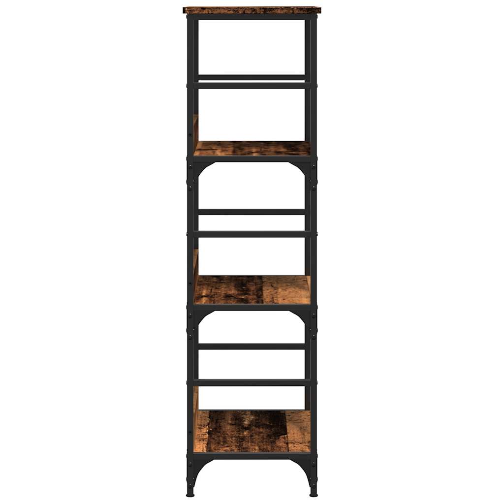 vidaXL Book Cabinet Old Wood 50x33x117.5 cm Engineered Wood