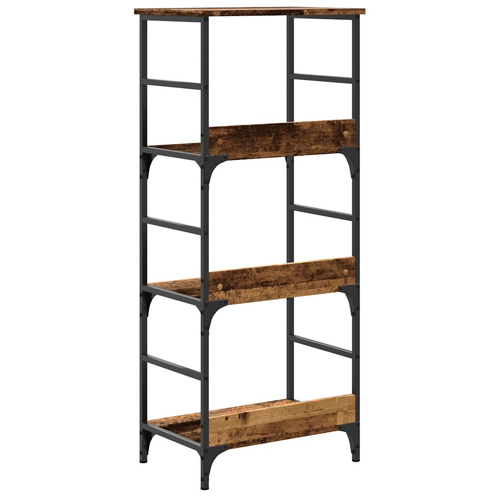 vidaXL Book Cabinet Old Wood 50x33x117.5 cm Engineered Wood