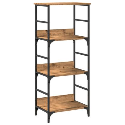 vidaXL Book Cabinet Artisan Oak 50x33x117.5 cm Engineered Wood