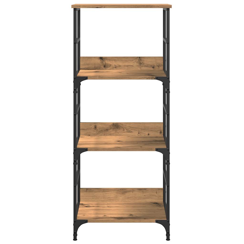 vidaXL Book Cabinet Artisan Oak 50x33x117.5 cm Engineered Wood