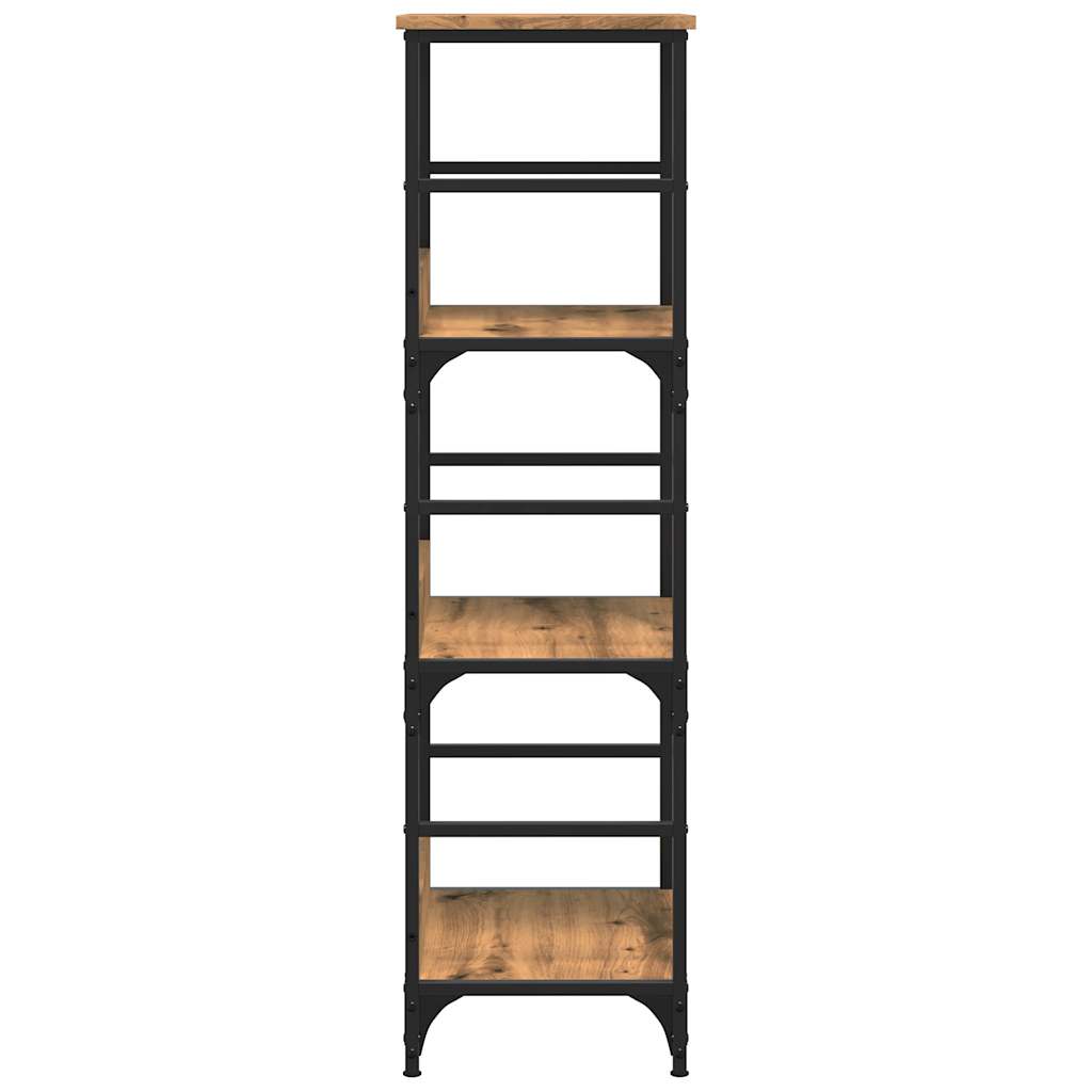 vidaXL Book Cabinet Artisan Oak 50x33x117.5 cm Engineered Wood