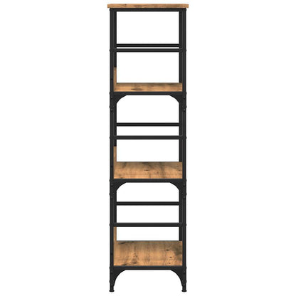 vidaXL Book Cabinet Artisan Oak 50x33x117.5 cm Engineered Wood