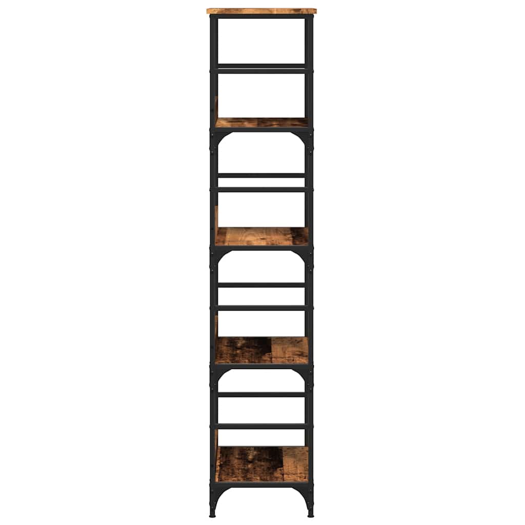 vidaXL Book Cabinet Old Wood 50x33x153 cm Engineered Wood