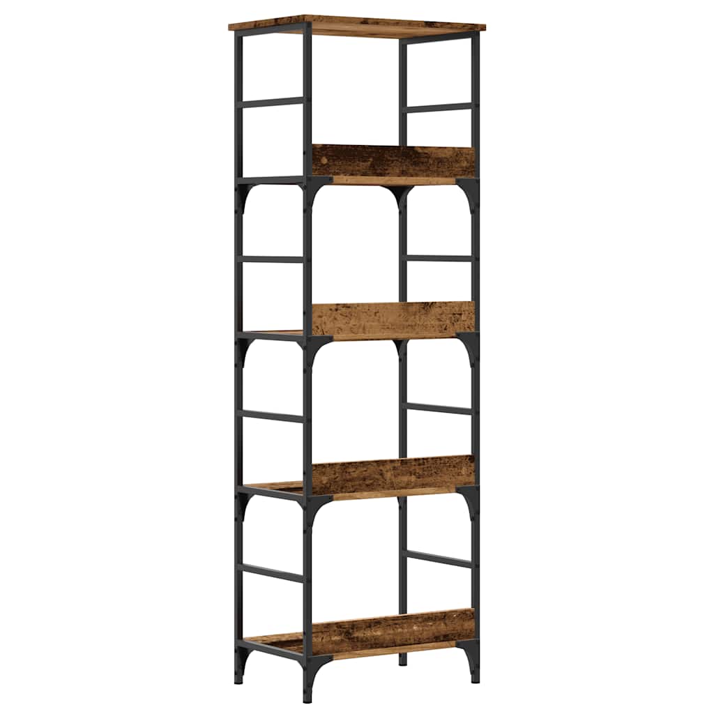 vidaXL Book Cabinet Old Wood 50x33x153 cm Engineered Wood